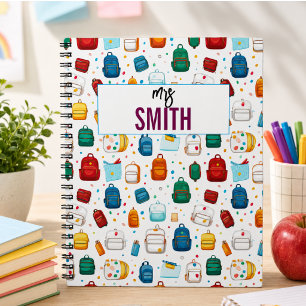 Personalised Teacher – Custom Name Back to school Notebook