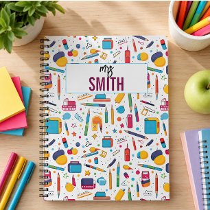 Personalised Teacher – Custom Name Back to school Notebook