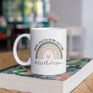 Personalised Teacher Gift, Custom Teacher Gift Coffee Mug