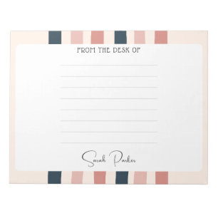 Personalised Teacher Gift From the Desk of Notepad