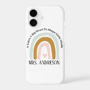 Personalised Teacher Gift, Rainbow Custom Name