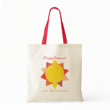 Personalised teacher gift tote