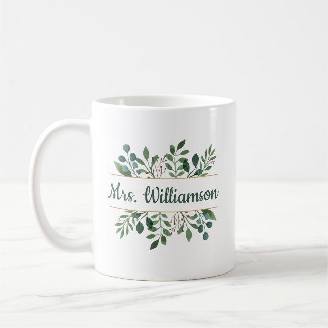 Personalised Teacher Gifts | Gifts for Her Coffee Mug (Left)