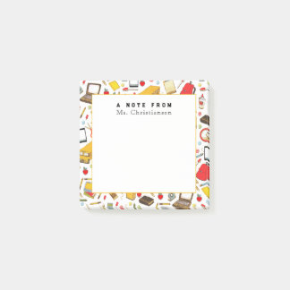 Personalised Teacher Gifts Post-it Notes