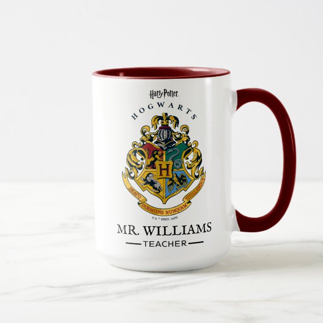 Personalised Teacher | HARRY POTTER™ Badge Mug (Right)