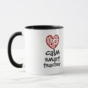 Personalised Teacher Heart Frame Appreciation Gift Mug