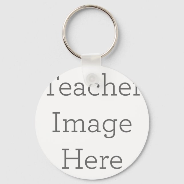 Metal Circle Keychain, 5.08 cm (Front)