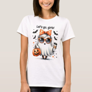 Personalised teacher "Let's go girls" ghost Fall T-Shirt