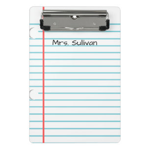 Personalised Teacher Mini Clipboard