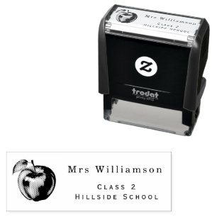 Personalised Teacher Name Self-inking Stamp