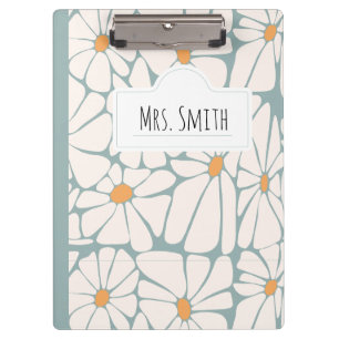 Personalised Teacher Notebook – Custom Name Teache Clipboard