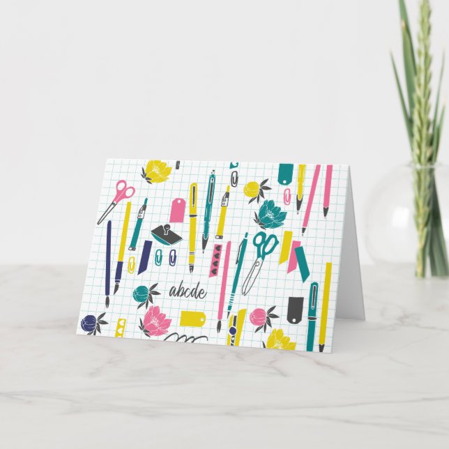 Personalised Teacher Notecards (Front)