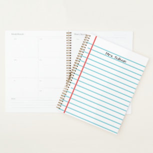 Personalised Teacher Planner