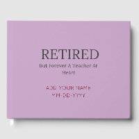 Personalised Teacher Retirement Minimalist Memory 