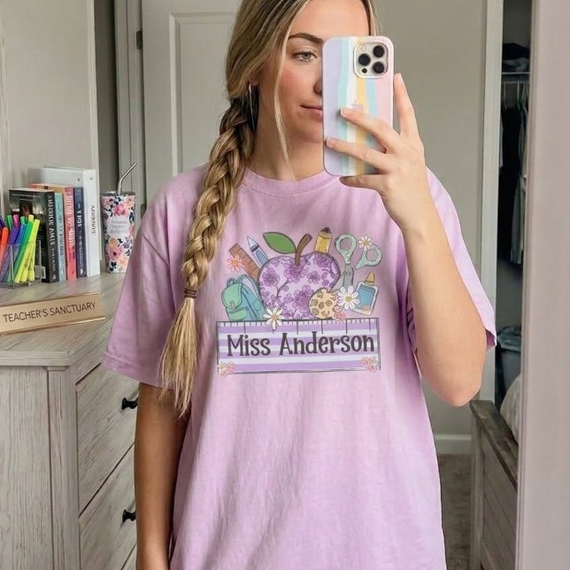 Personalised Teacher Shirt | Custom Teacher Name  (Creator Uploaded)