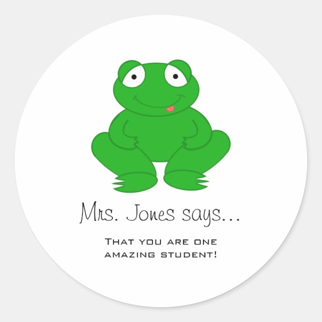 Personalised Teacher Stickers (Front)