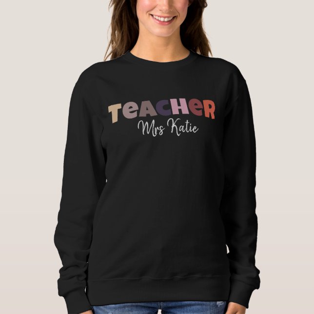 Personalised Teacher Sweatshirt (Front)