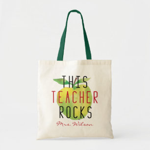 Personalised Teacher Tote Bag