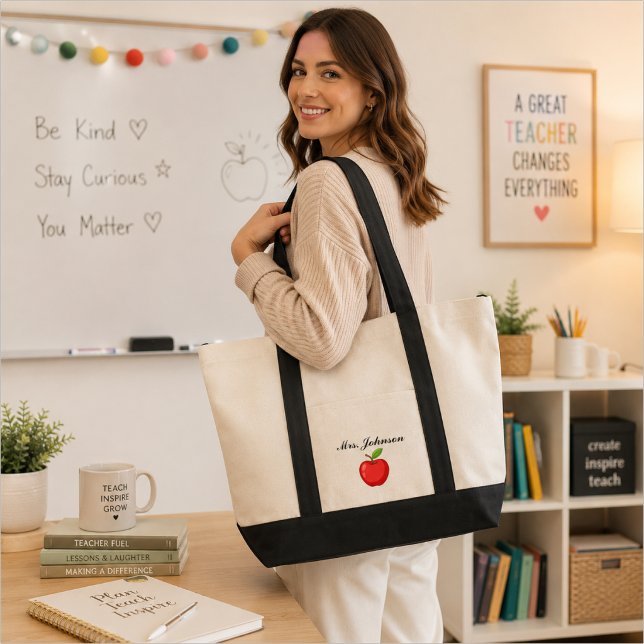 Personalised Teacher  Tote Bag (Creator Uploaded)