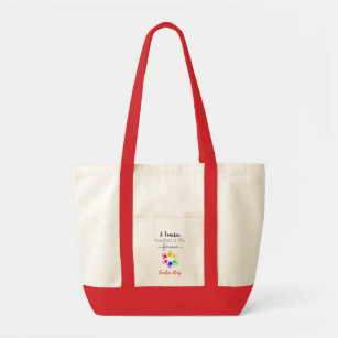 Personalised Teacher (Touches A Life Forever) Tote Bag