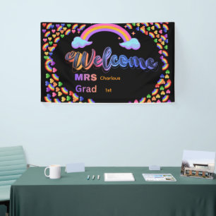 Personalised Teacher Welcome Sign Custom Mrs Cla