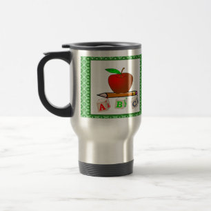 Personalised Teacher's ABC's Travel Mug