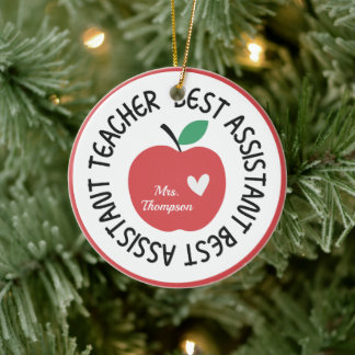 Personalised Teacher's Assistant Ornament