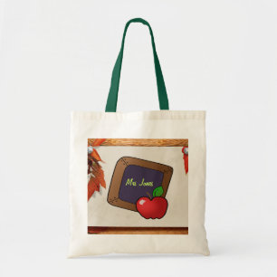Personalised Teacher's Chalkboard Tote Bag