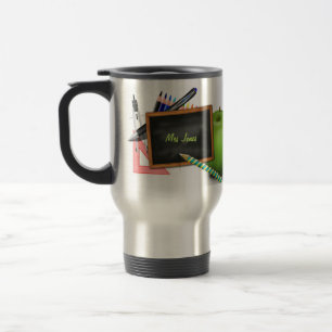 Personalised Teacher's Chalkboard Travel Mug