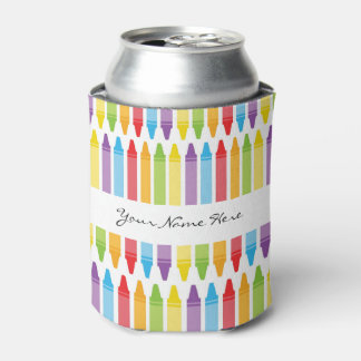 Personalised Teacher's Crayons Can Cooler