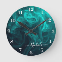 Personalised Teal Smoke