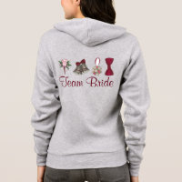 Personalised TEAM BRIDE Wedding Party Hoodie