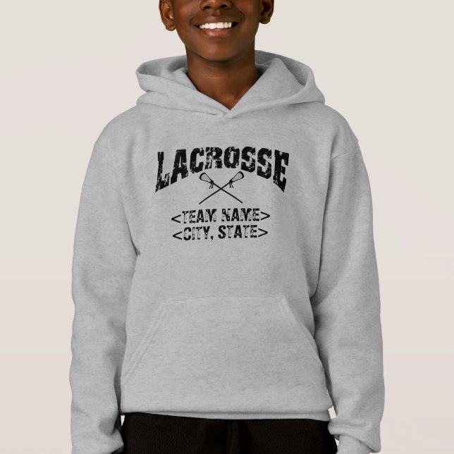 Personalised Team City State Lacrosse (Front)