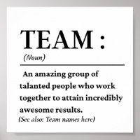 Personalised Team definition best team ever