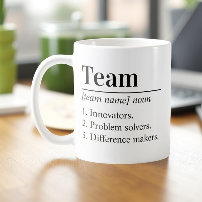 Personalised Team Definition Employee Appreciation Coffee Mug (Creator Uploaded)