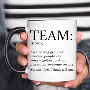 Personalised TEAM Definition Mug