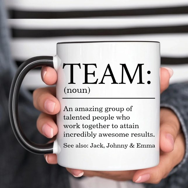 Personalised TEAM Definition Mug (Creator Uploaded)