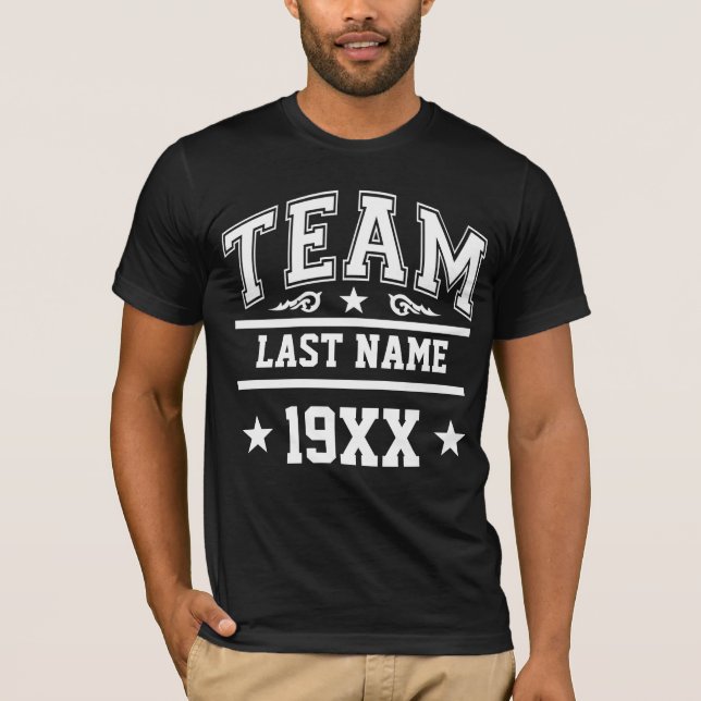 Personalised Team Family T-Shirt (Front)