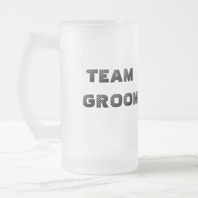 Personalised Team Groom Mug (Left)
