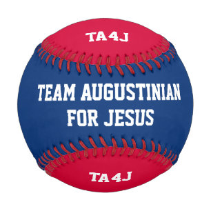 Personalised TEAM JESUS Monogram Baseball
