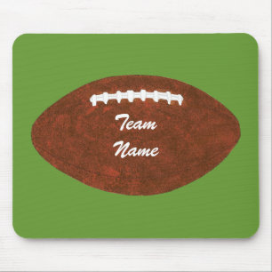 Personalised Team Name Football Green Mousepads