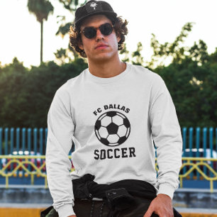 Personalised Team Name Soccer Mum Dad T-Shirt