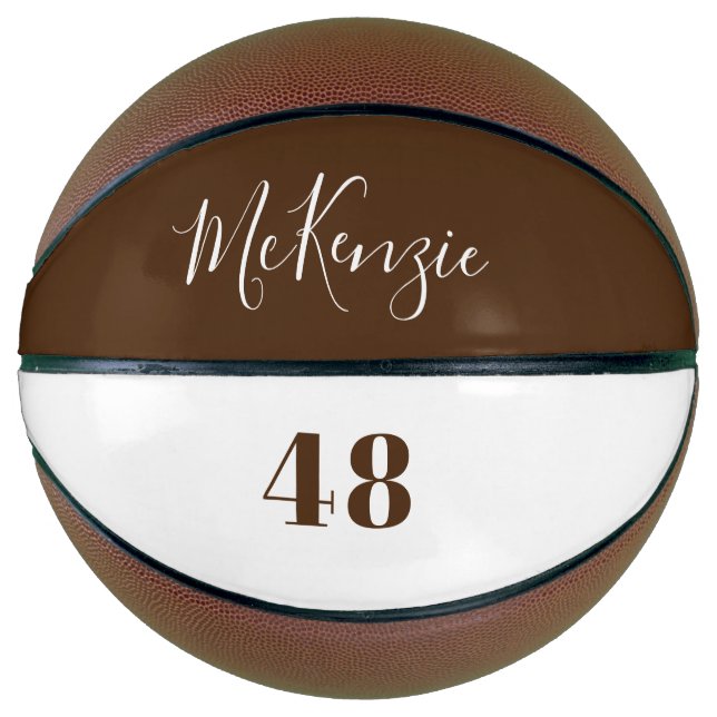 Personalised Team Player Name and Number  Basketball (Front)