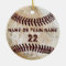 Personalised Team Vintage Baseball Ornaments