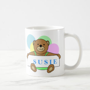 Personalised Teddy Bear Design Coffee Mug