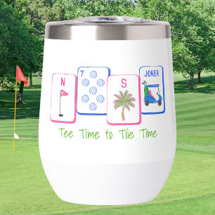 Personalised Tee Time to Tile Time / Golf Mahjong 