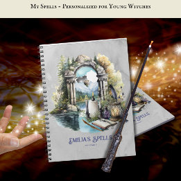 Personalised Teenage Witch Spell Book Grimoire