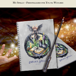 Personalised Teenage Witch Spell Book Grimoire