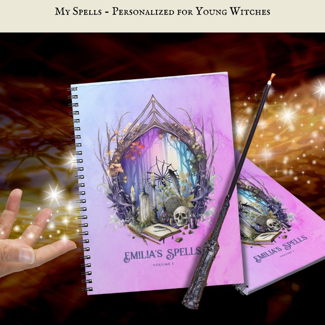 Personalised Teenage Witch Spell Book Grimoire (Creator Uploaded)