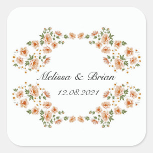 Personalised Template for Wedding Label